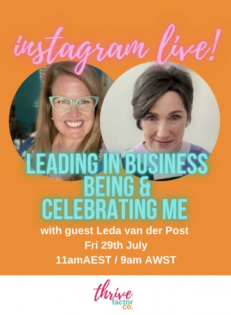 Thrive Factor Live w/ Leda van dder Post | Archetypes for Business | Shannon Dunn