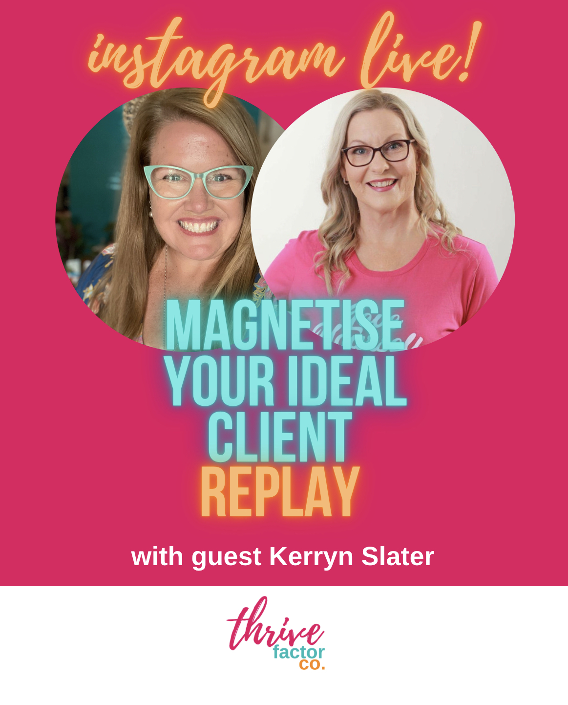 Thrive Factor Live | Shannon Dunn | Kerryn Slater | Create a signature program | Thrive Factor Archetypes | Archetypes for business