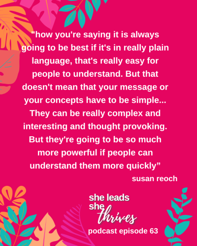 Susan Reoch_She Leads She Thrives Podcast Ep 63 Insta Quote